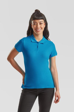 Fruit of the Loom F63030 - Elegant Feminine Fit Cotton Polo for Ladies