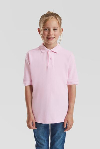 Fruit of the Loom F63417 - Durable Kids Polycotton School Polo Shirt