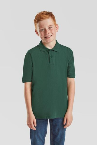 Fruit of the Loom F63417 - Durable Kids Polycotton School Polo Shirt