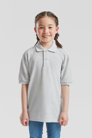 Fruit of the Loom F63417 - Durable Kids Polycotton School Polo Shirt