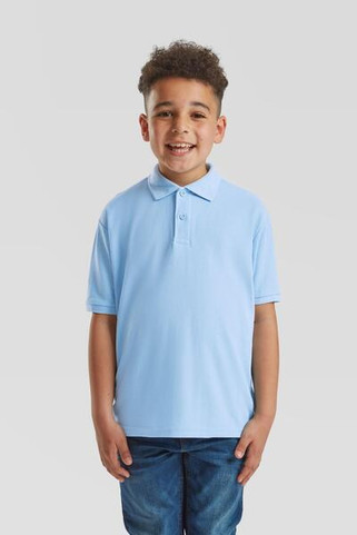 Fruit of the Loom F63417 - Durable Kids Polycotton School Polo Shirt