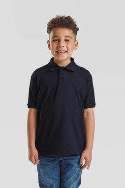 Fruit of the Loom F63417 - Durable Kids Polycotton School Polo Shirt
