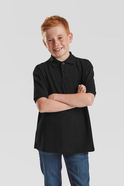 Fruit of the Loom F63417 - Durable Kids Polycotton School Polo Shirt