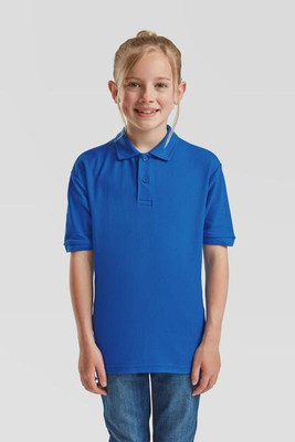 Fruit of the Loom F63417 - Durable Kids Polycotton School Polo Shirt