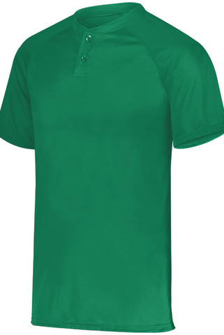 Augusta Sportswear 1565 - Attain Wicking Two Button Baseball Jersey
