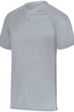 Augusta Sportswear 1565 - Attain Wicking Two Button Baseball Jersey