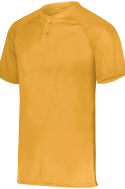Augusta Sportswear 1565 - Attain Wicking Two Button Baseball Jersey