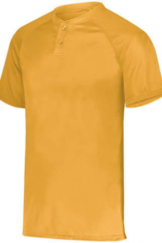 Augusta Sportswear 1565 - Attain Wicking Two Button Baseball Jersey