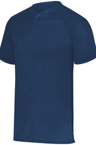 Augusta Sportswear 1565 - Attain Wicking Two Button Baseball Jersey