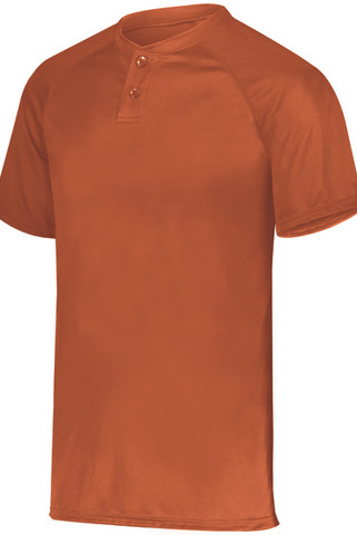 Augusta Sportswear 1565 - Attain Wicking Two Button Baseball Jersey