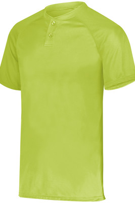 Augusta Sportswear 1565 - Attain Wicking Two Button Baseball Jersey