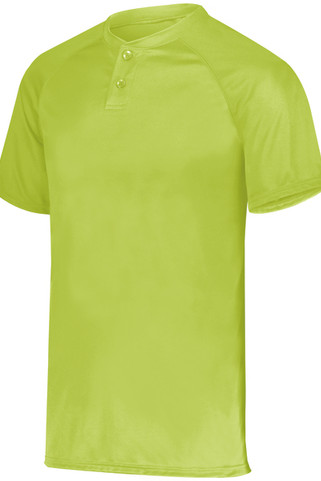 Augusta Sportswear 1565 - Attain Wicking Two Button Baseball Jersey