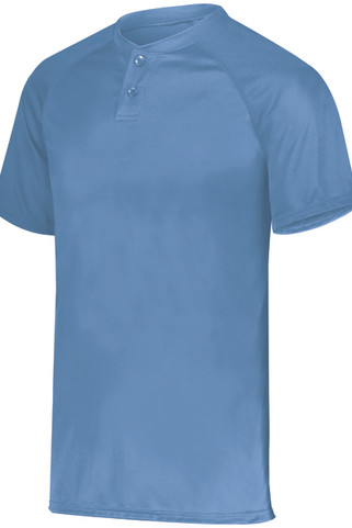 Augusta Sportswear 1565 - Attain Wicking Two Button Baseball Jersey
