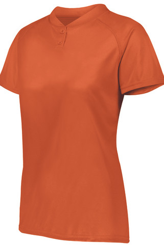 Augusta Sportswear 1567 - Ladies Attain Wicking Two Button Softball Jersey