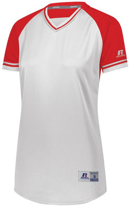 Russell R01X3X - Ladies Classic V Neck Jersey