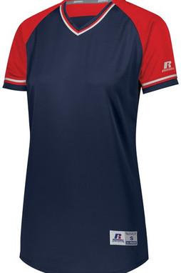 Russell R01X3X - Ladies Classic V Neck Jersey