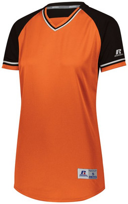 Russell R01X3X - Ladies Classic V Neck Jersey