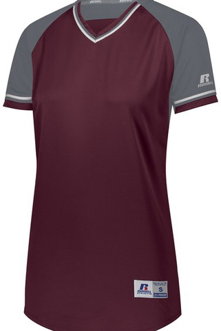 Russell R01X3X - Ladies Classic V Neck Jersey