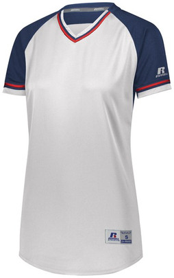 Russell R01X3X - Ladies Classic V Neck Jersey