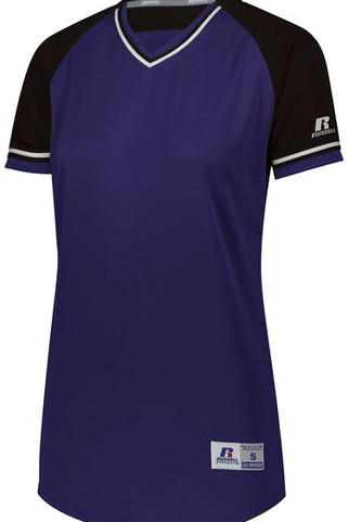 Russell R01X3X - Ladies Classic V Neck Jersey