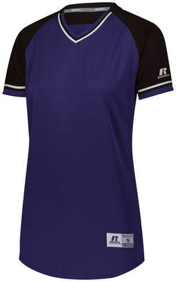Russell R01X3X - Ladies Classic V Neck Jersey