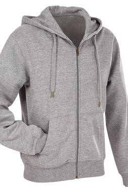 Stedman ST5610 - Mens Full Zip Fleece Hooded Sweatshirt