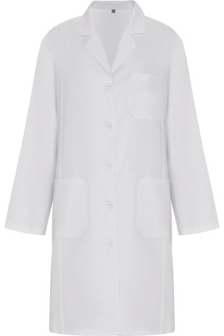 Roly BA9093 - VACCINE WOMAN Getailleerde werkjas met lange mouwen