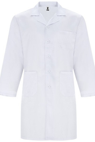 Roly BA9094 - VACCINE Unisex werkjas met lange mouwen