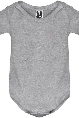 Roly BD7200 - HONEY Babybody met korte mouwen in plat tricot