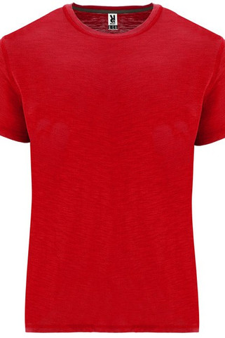 Roly CA0396 - TERRIER T-Shirt kurzarm in schräg meliertem Stoff