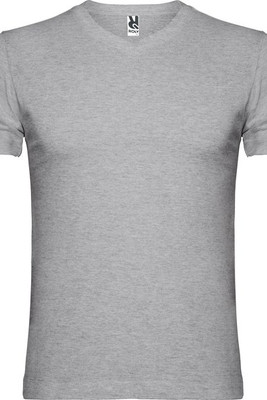 Roly CA6503 - SAMOYEDO Tubular short-sleeve t-shirt with 2-layer v-neck