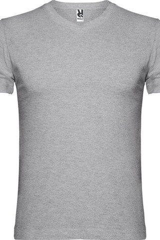 Roly CA6503 - SAMOYEDO Tubular short-sleeve t-shirt with 2-layer v-neck