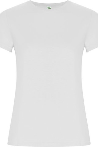 Roly CA6696 - GOLDEN WOMAN Fitted short-sleeve t-shirt in organic cotton