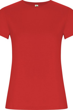 Roly CA6696 - GOLDEN WOMAN Fitted short-sleeve t-shirt in organic cotton