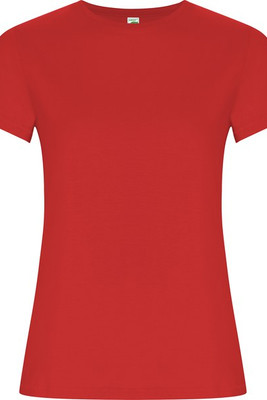 Roly CA6696 - GOLDEN WOMAN Fitted short-sleeve t-shirt in organic cotton