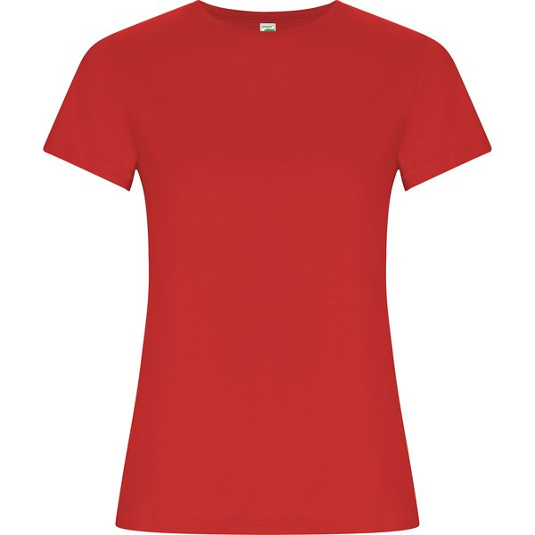 Roly CA6696 - GOLDEN WOMAN Fitted short-sleeve t-shirt in organic cotton