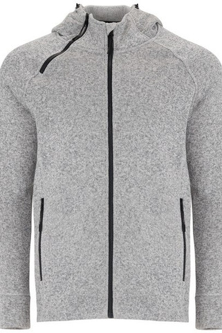 Roly CQ5064 - EVEREST Plush knitted jacket with hood