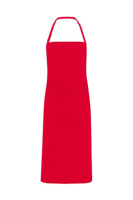 EgotierPro DE9129 - Premium Chef Apron with Double Pocket and Tie-Straps