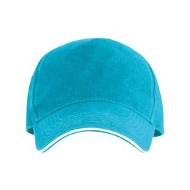 Stamina GO7019 - ERIS Casquette 5 pans avec sandwich contrasté et quatre œillets d'aération brodés
