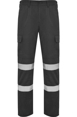 Roly HV9307 - DAILY HV Night high-visibility long trousers in resistant fabric