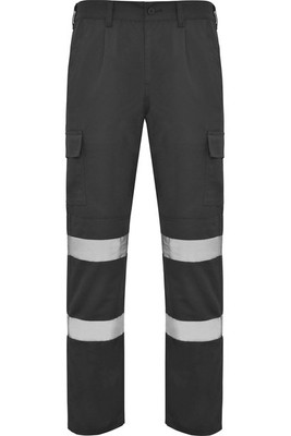 Roly HV9307 - DAILY HV Night high-visibility long trousers in resistant fabric