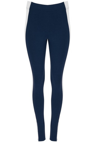 Roly LG0398 - AGIA Dames sportleggings met elastische tailleband en zijpanelen in contrastkleur