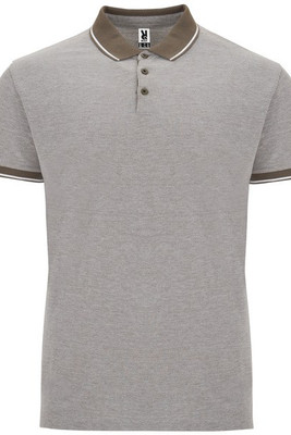 Roly PO0395 - BOWIE Poloshirt met korte mouwen in mélangeweefsel