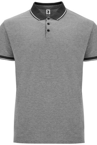 Roly PO0395 - BOWIE Poloshirt met korte mouwen in mélangeweefsel