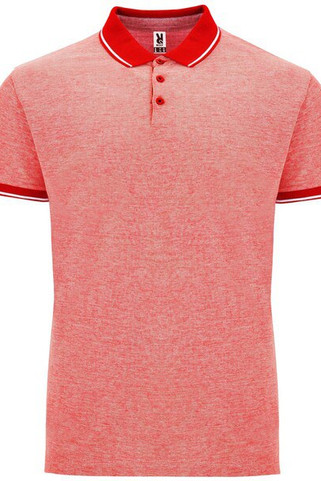 Roly PO0395 - BOWIE Melírovaná polokošile s krátkým rukávem