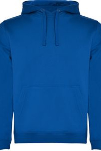 Roly SU1067 - URBAN Dwukolorowa bluza z kapturem z podwójnej tkaniny ze sznurkowym ściągaczem