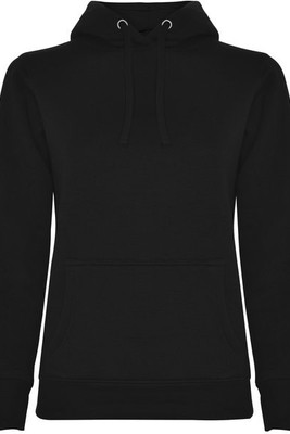 Roly SU1068 - URBAN WOMAN Fitted-cut sweatshirt with two-colour hood in double fabric