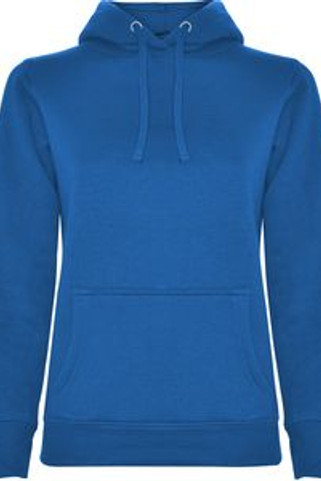 Roly SU1068 - URBAN WOMAN Fitted-cut sweatshirt with two-colour hood in double fabric