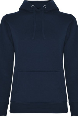 Roly SU1068 - URBAN WOMAN Fitted-cut sweatshirt with two-colour hood in double fabric