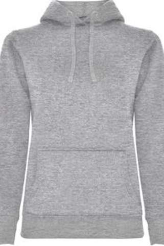 Roly SU1068 - URBAN WOMAN Fitted-cut sweatshirt with two-colour hood in double fabric